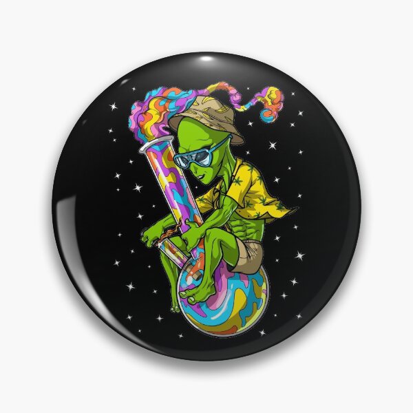 Item preview, Alien Stoner Weed Bong Trip designed and sold by underheaven.