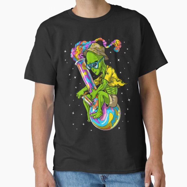 Item preview, Alien Stoner Weed Bong Trip designed and sold by underheaven.