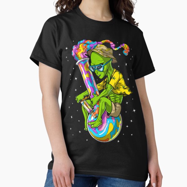 Item preview, Alien Stoner Weed Bong Trip designed and sold by underheaven.