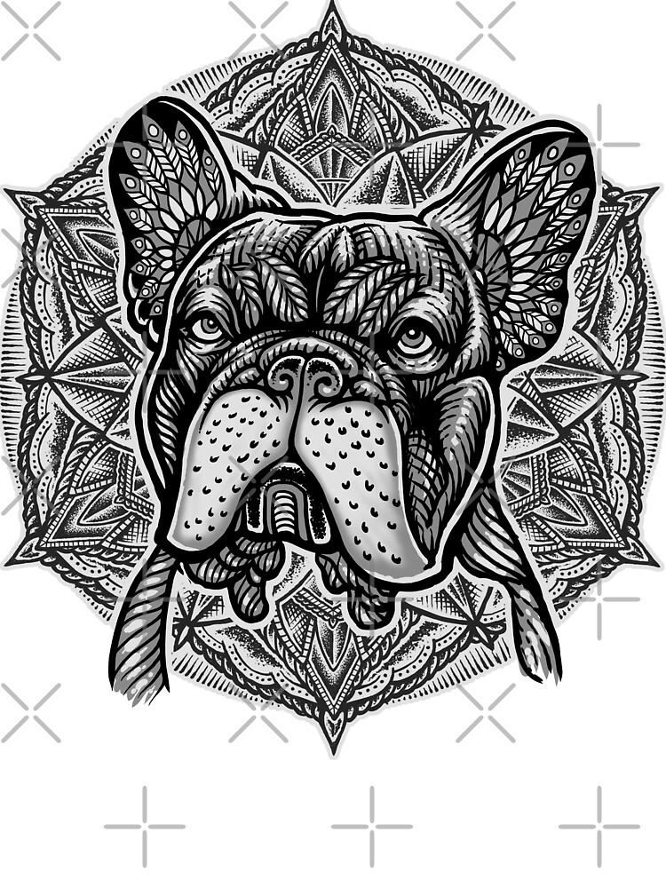 Discover Frenchie Bulldog Mandala Onesie