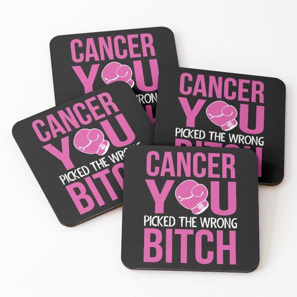 Item preview, CANCER YOU FUCK THE WRONG BITCH designed and sold by danyc88.
