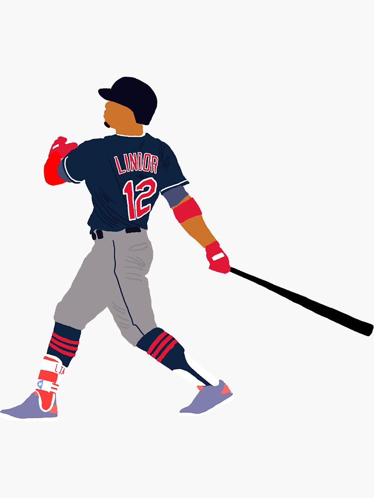 Francisco Lindor  Sticker for Sale by athleteart20