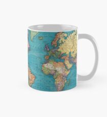 Vintage Map of The World (1897) Mug