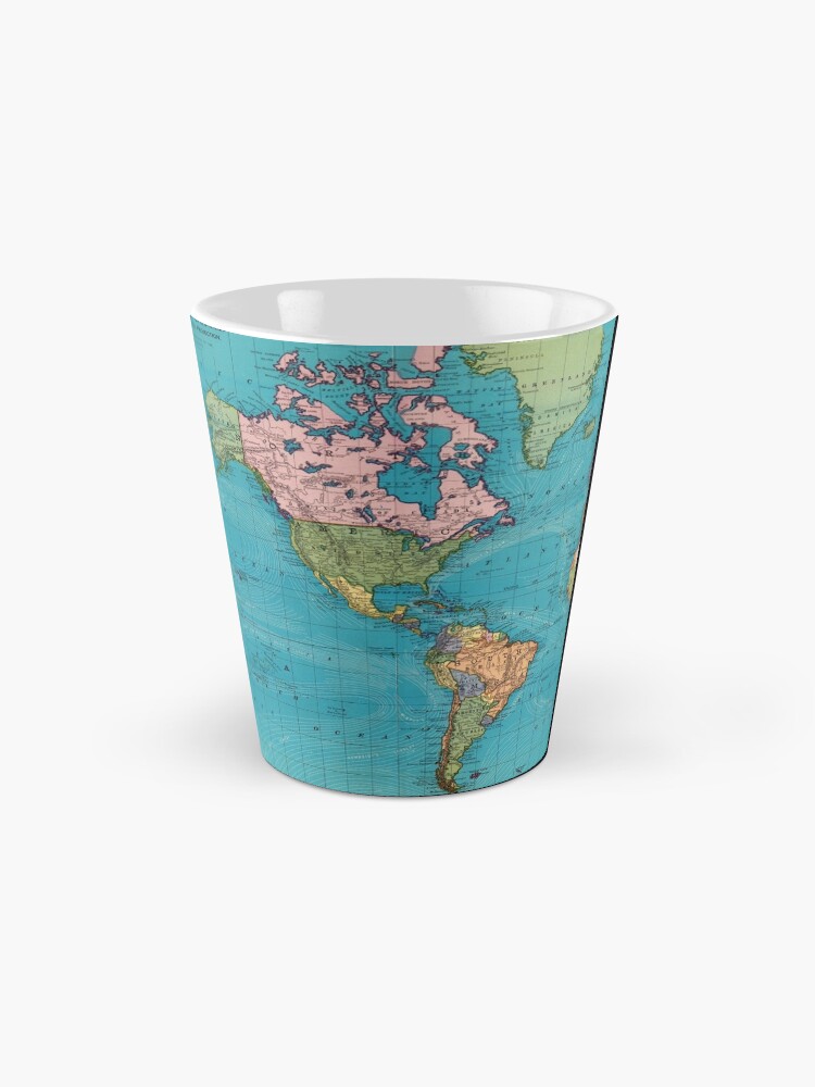 Alternate view of Vintage Map of The World (1897) Mug