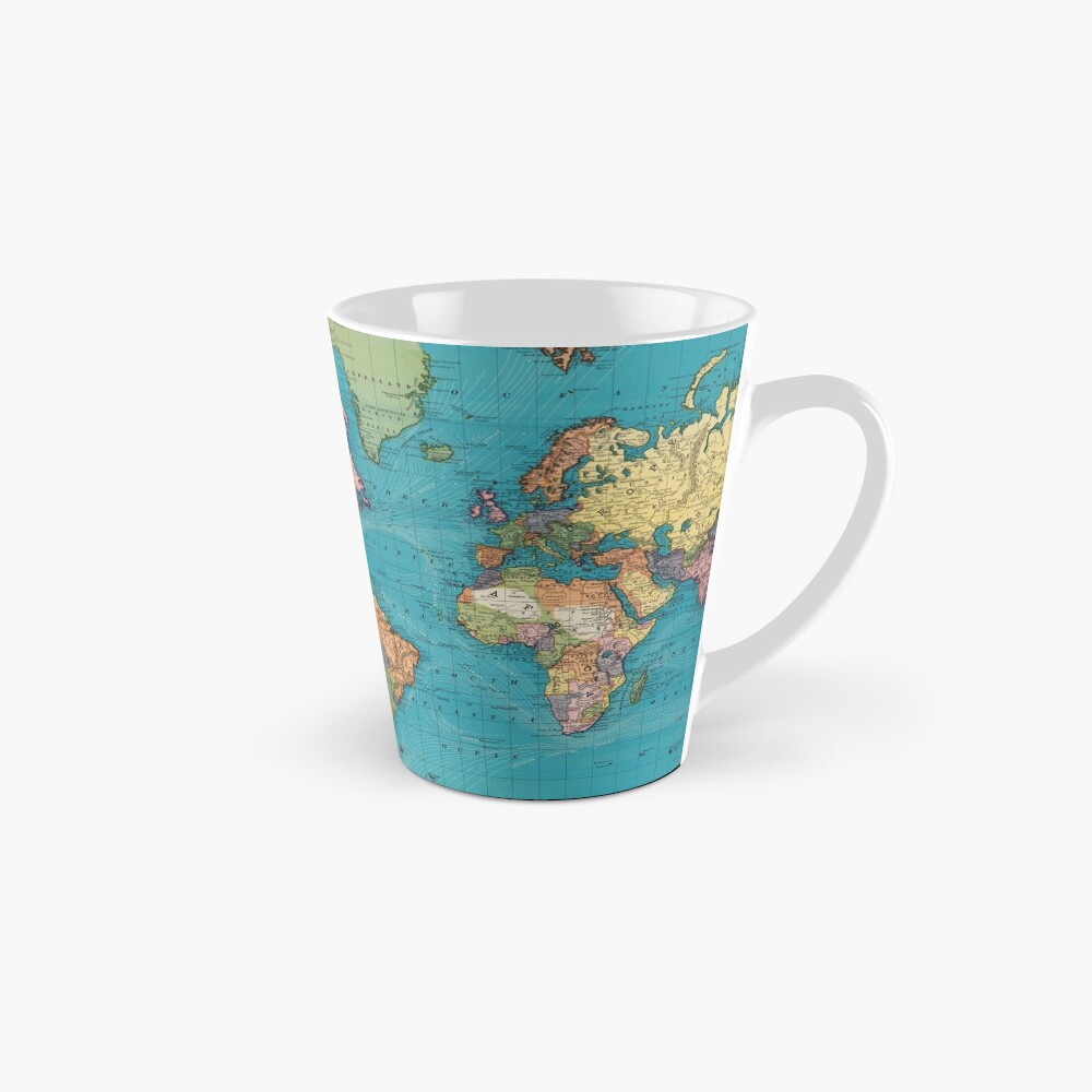 Vintage Map of The World (1897) Mug