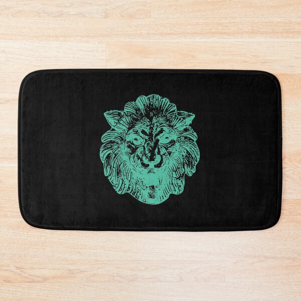 Item preview, Lion's head in green illustration designed and sold by craig777red.