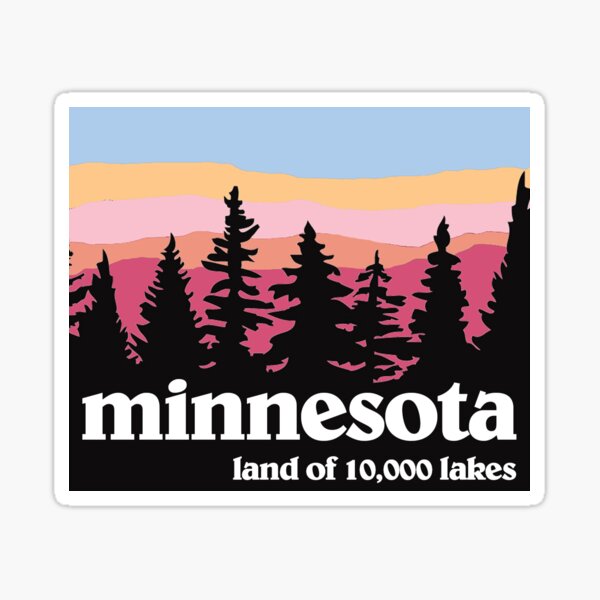 Minnesota im Freien Sticker