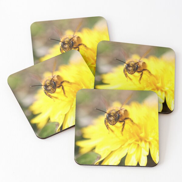 Item preview, Leafcutter bee liftoff designed and sold by GreyFeatherPhot.