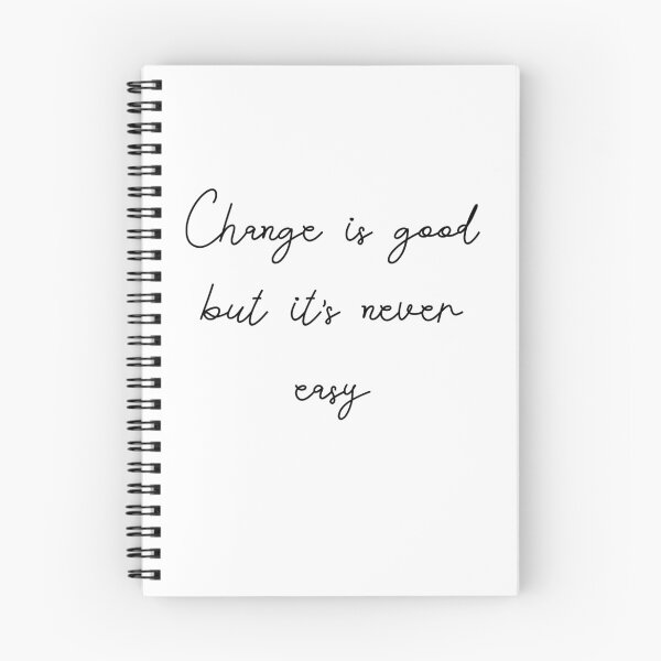 Item preview, change is good but its never easy designed and sold by motivation4you.