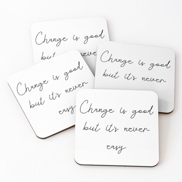 Item preview, change is good but its never easy designed and sold by motivation4you.