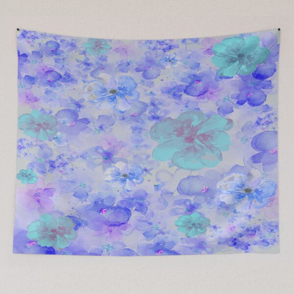 Item preview, Blue colored translucent flower design,decoration,interior,accessories,nature designed and sold by jayne0524.