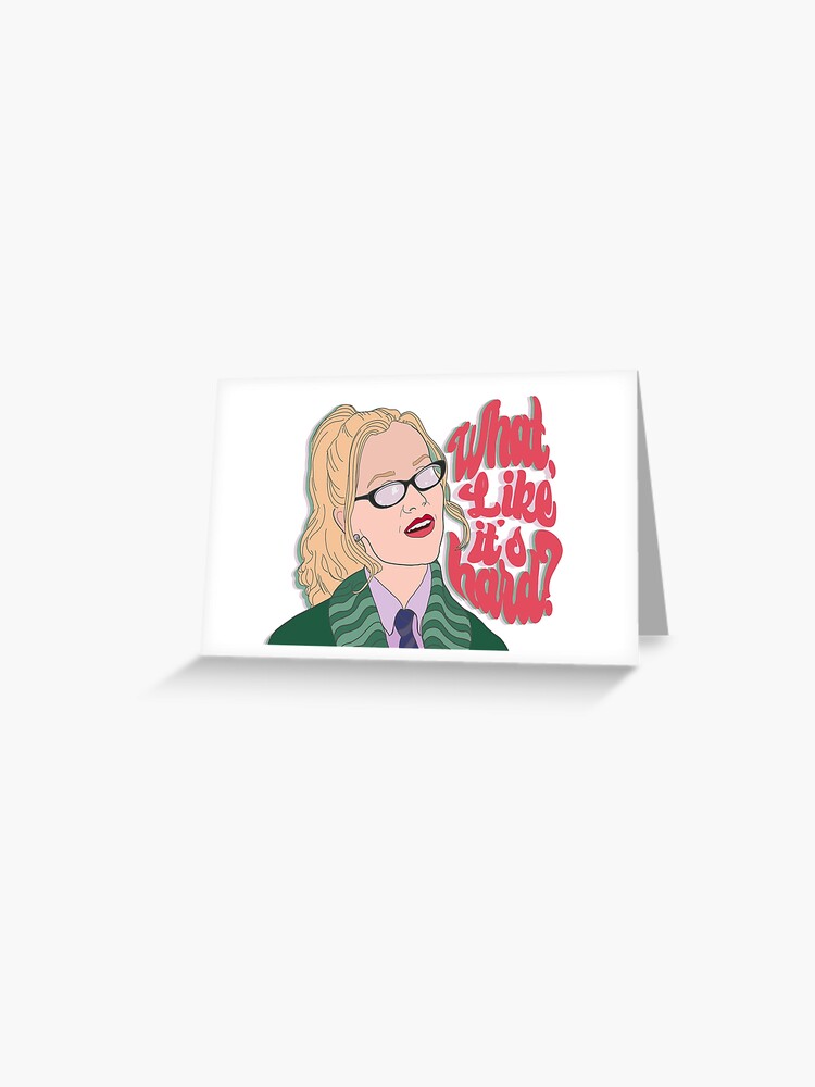 Carte De Vœux Conception De Citation Elle Woods Law Legally Blonde Par Missaesthetic Redbubble