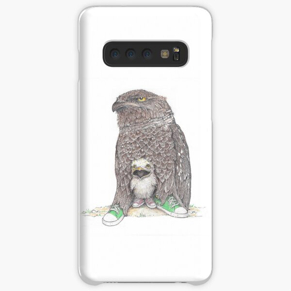 frog mouthed owl and baby in low tops Samsung Galaxy Snap Case