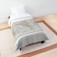 Vintage World Map (1901) Comforter
