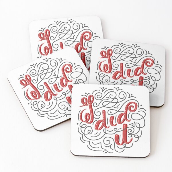 Item preview, Lettering: I did it designed and sold by fararoc.