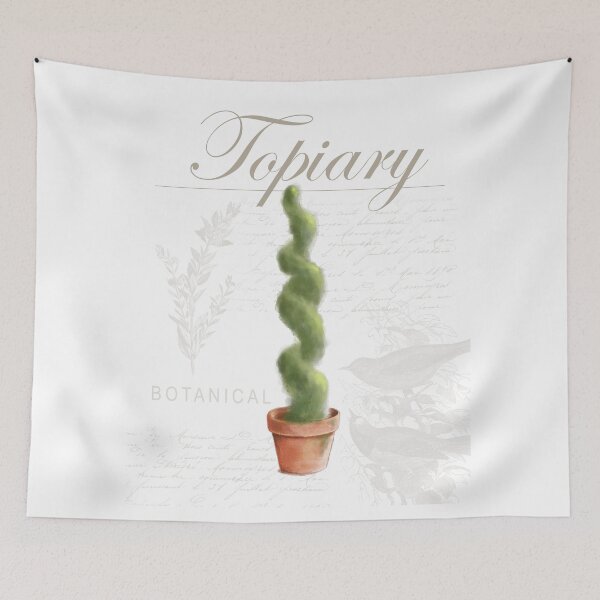 Item preview, French topiary design number four designed and sold by Susie Bell.