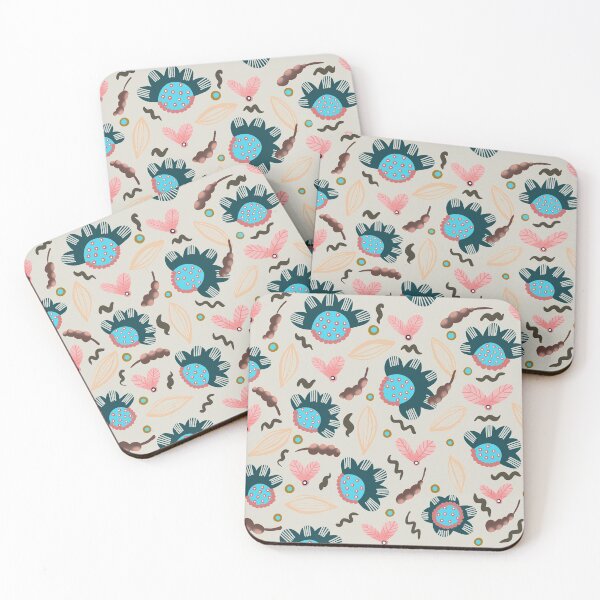 Item preview,  flowers and cocoa designed and sold by Pacesyte.