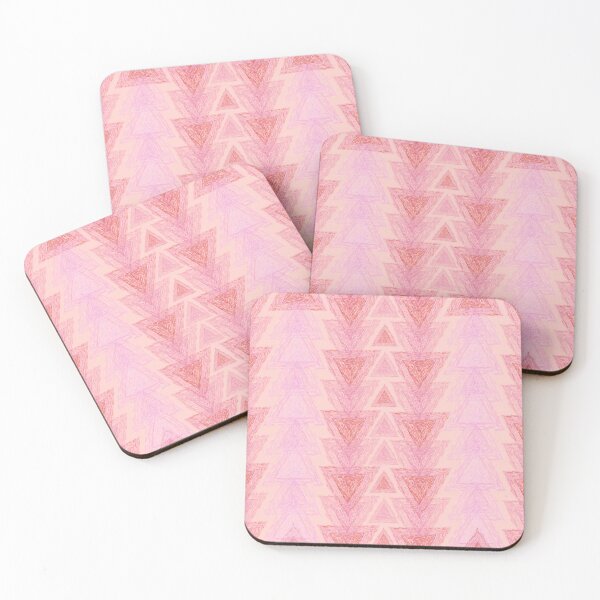 Item preview, Textured Triangles - pink, purple, and red designed and sold by kkati.