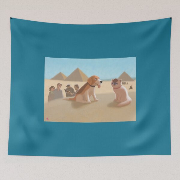 Item preview, Demichat and Lord Flannery Beagle in Egypt  designed and sold by 3WishStudios.
