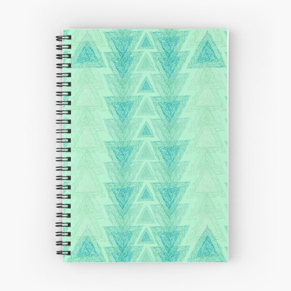 Item preview, Textured Triangles - teal and green designed and sold by kkati.