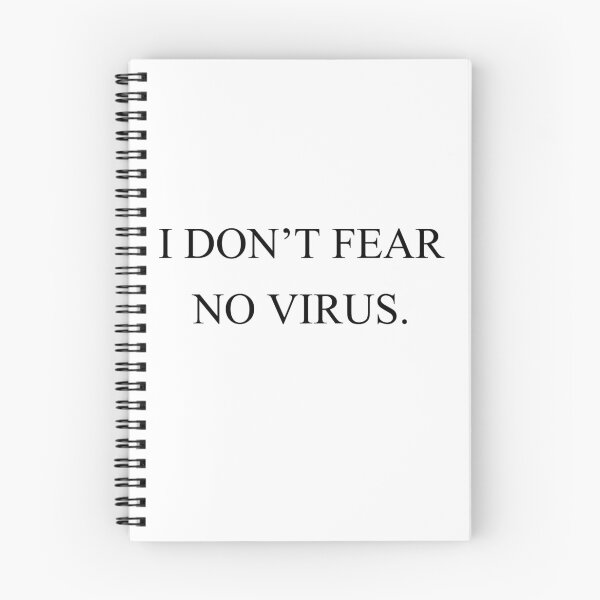 Item preview, i don't fear no virus designed and sold by motivation4you.