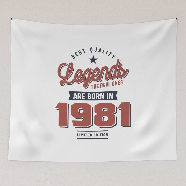 Item preview, Best Quality Legends The Real Ones Are Born In 1981 designed and sold by cidolopez.