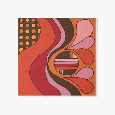 Curve Art Board Print