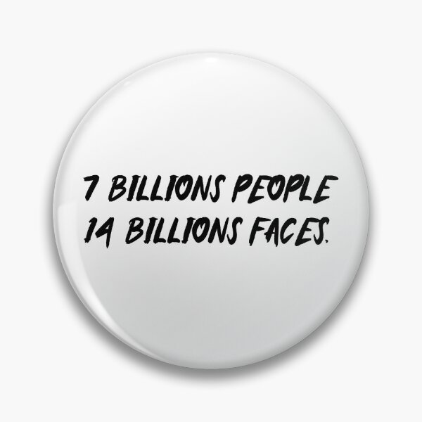 Item preview, 7 billions people 14 billions face designed and sold by motivation4you.