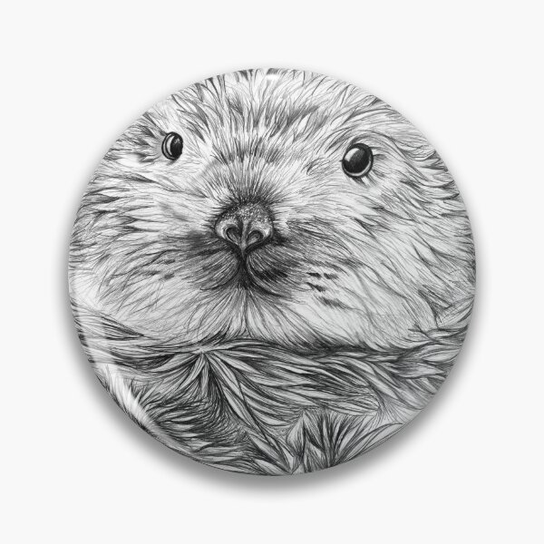 Item preview, Black/White Sea Otter designed and sold by ShaundraSchultz.