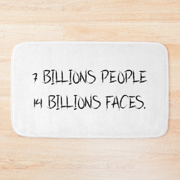 Item preview, 7 billions people 14 billions face designed and sold by motivation4you.