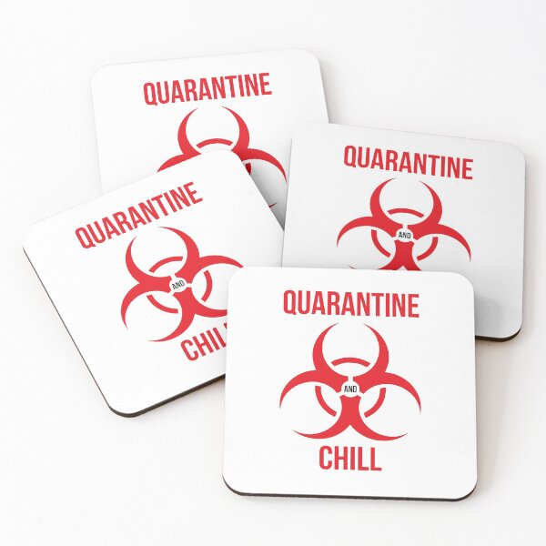 Item preview, Quarantine and Chill Red Text designed and sold by Adrock318.