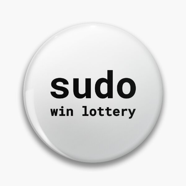 Item preview, Sudo win lottery (Inverted) designed and sold by developer-gifts.