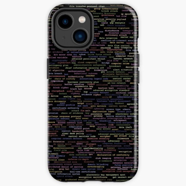 Computer and Cybersecurity Terms iPhone Tough Case