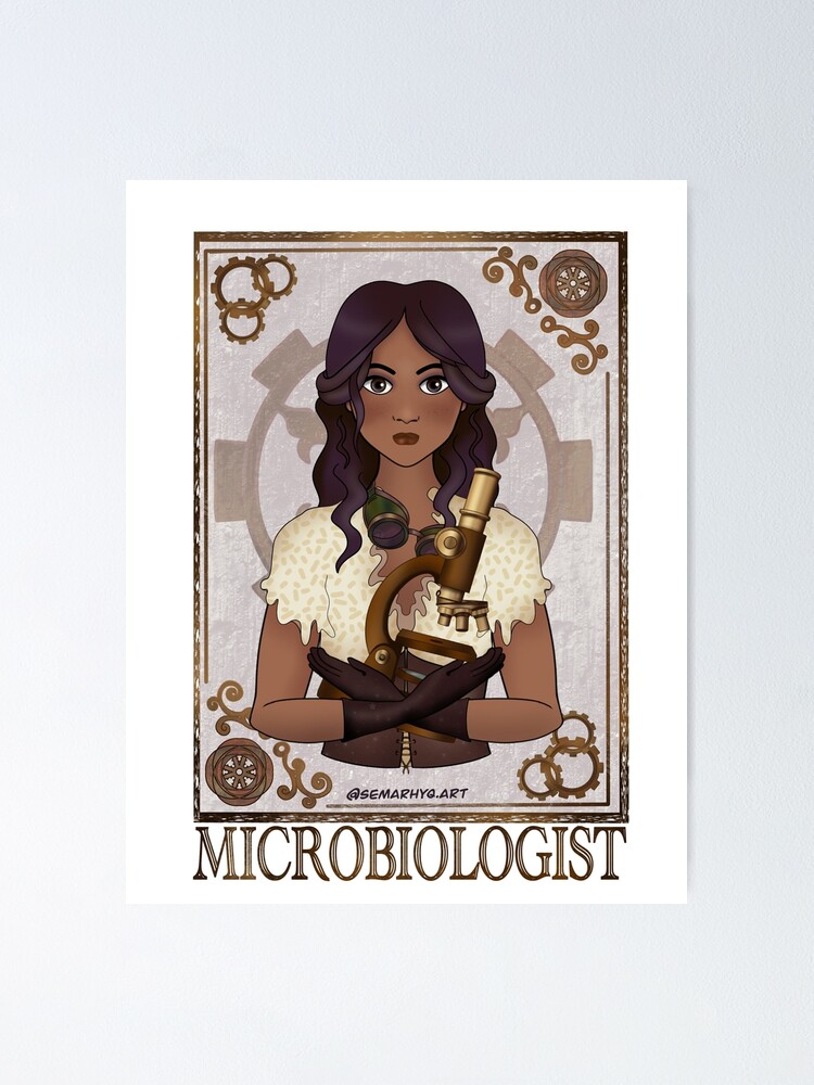 Alternate view of Microbiologist (SteamPunk Art) Poster