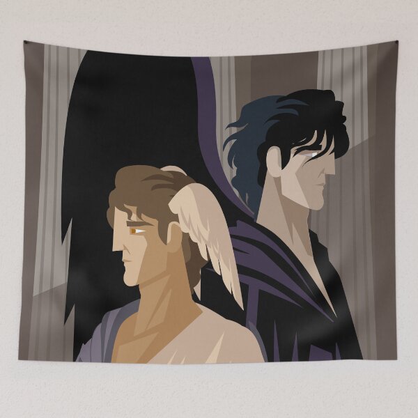 Item preview, hypnos and thanatos twin greek mythology gods designed and sold by matintheworld ( delcarmat ).