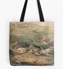 Vintage Pictorial Map of Yellowstone Park (1904) Tote Bag
