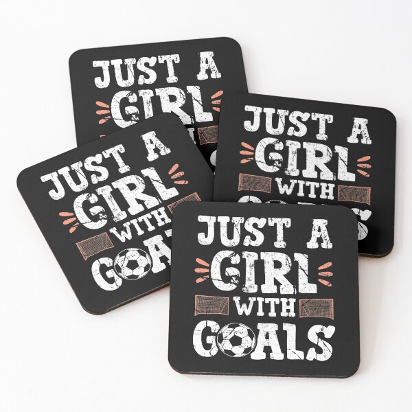 Item preview, Funny Gifts For Soccer Players Girls and Designs Goals Quote  designed and sold by CrookedCreek.