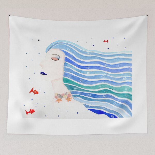 Item preview, Goddess of the Ocean designed and sold by Sandra Connelly.