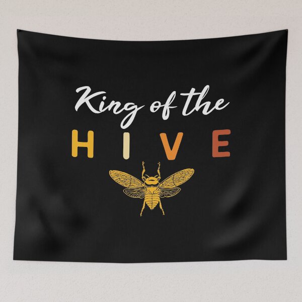 Item preview, Bees King Of The Hive Beekeeping Gift Idea designed and sold by haselshirt.