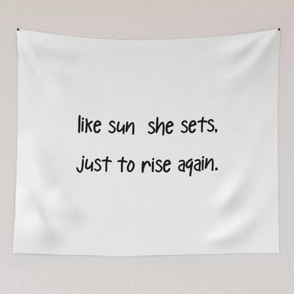 Item preview, like sun she sets jus to rise again designed and sold by motivation4you.