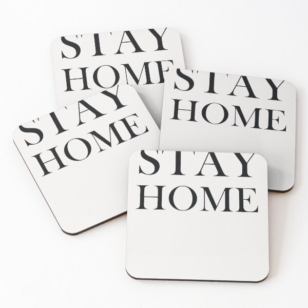 Item preview, Stay Home Graphic Novelty Sarcastic blanc designed and sold by nassertim.