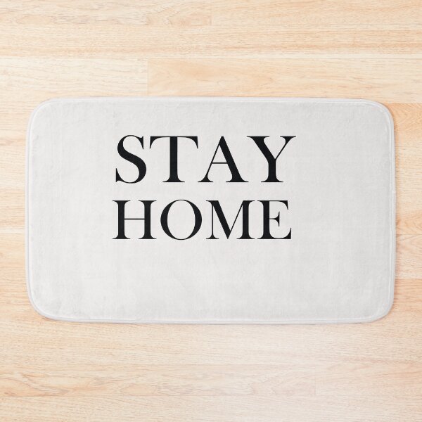 Item preview, Stay Home Graphic Novelty Sarcastic blanc designed and sold by nassertim.
