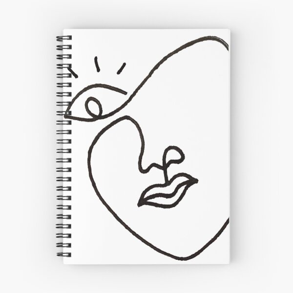 Item preview, Continuous line drawing face designed and sold by chelseacreatess.