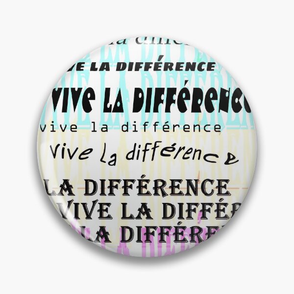 Item preview, vive la différence designed and sold by GreenArtDesigns.