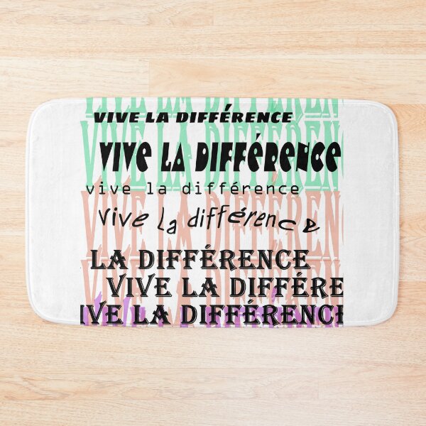 Item preview, vive la différence designed and sold by GreenArtDesigns.