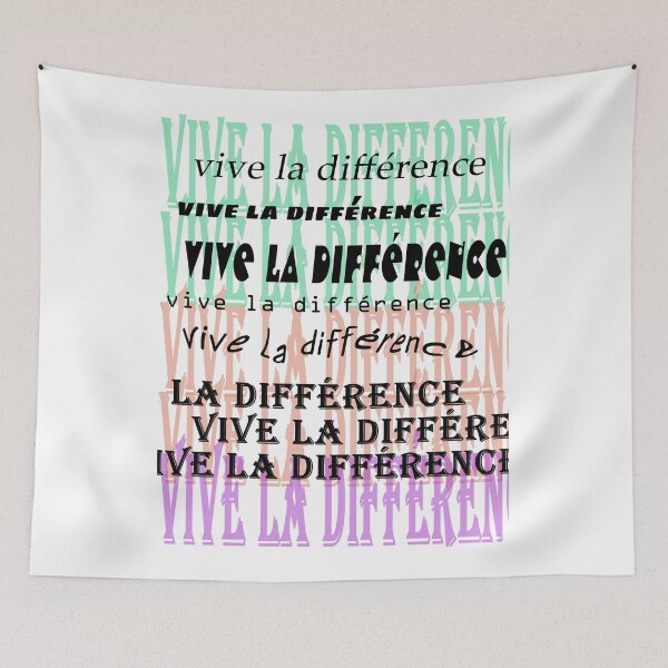 Item preview, vive la différence designed and sold by GreenArtDesigns.