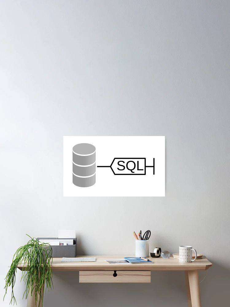 Aperçu 2 sur 3. Poster avec l'œuvre Injection SQL créée et vendue par chonerd.