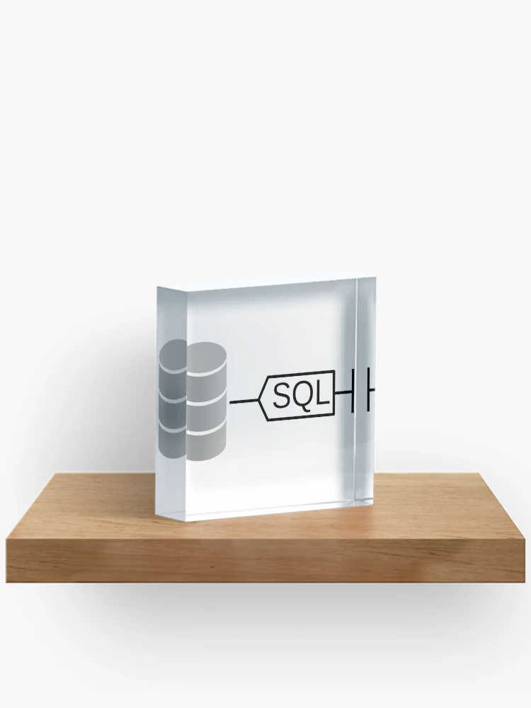 Thumbnail 2 of 5, Acrylic Block, SQL Injection designed and sold by chonerd.