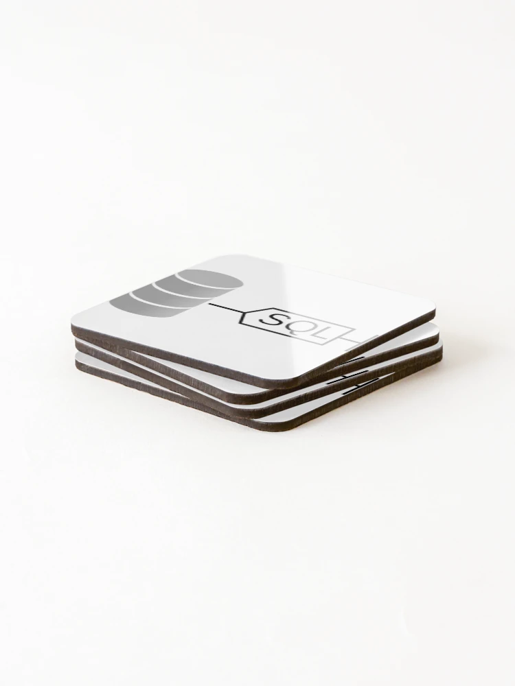 Thumbnail 4 of 5, Coasters (Set of 4), SQL Injection designed and sold by chonerd.