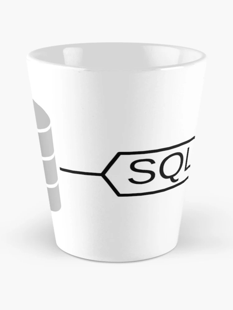 Aperçu 2 sur 4. Mug à café avec l'œuvre Injection SQL créée et vendue par chonerd.